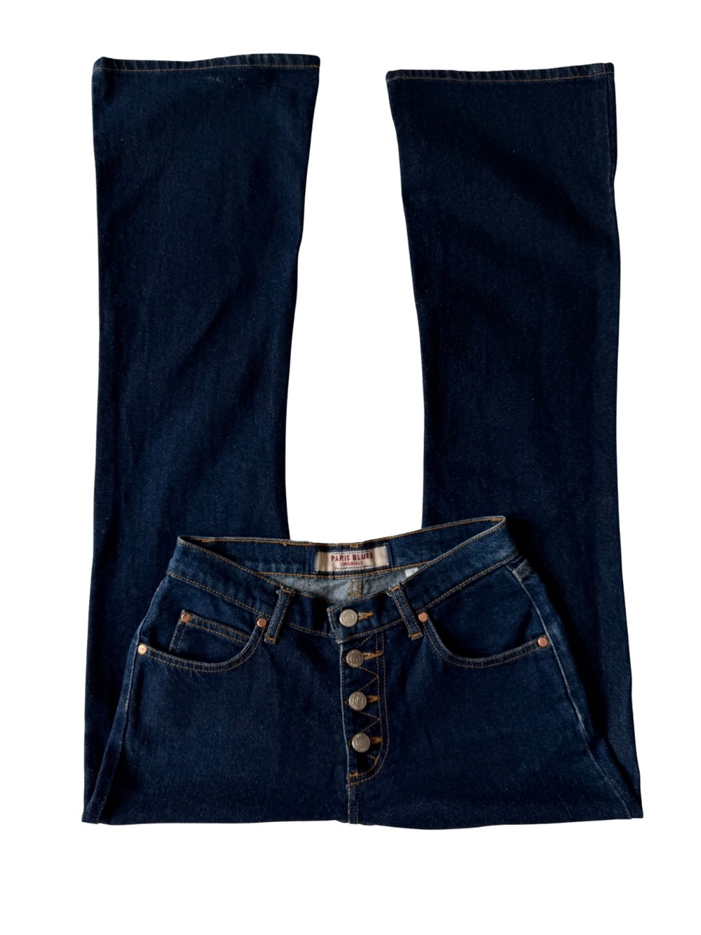 90s Paris Blues High-Rise Flared Bootcut Jeans